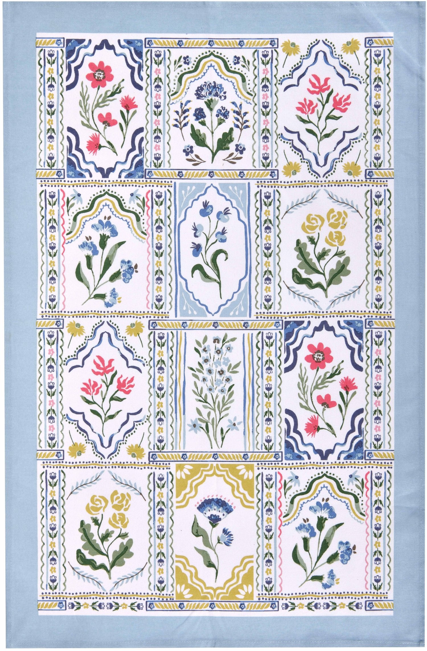 Ulster Weavers "Boho Floral", Printed cotton tea towel.