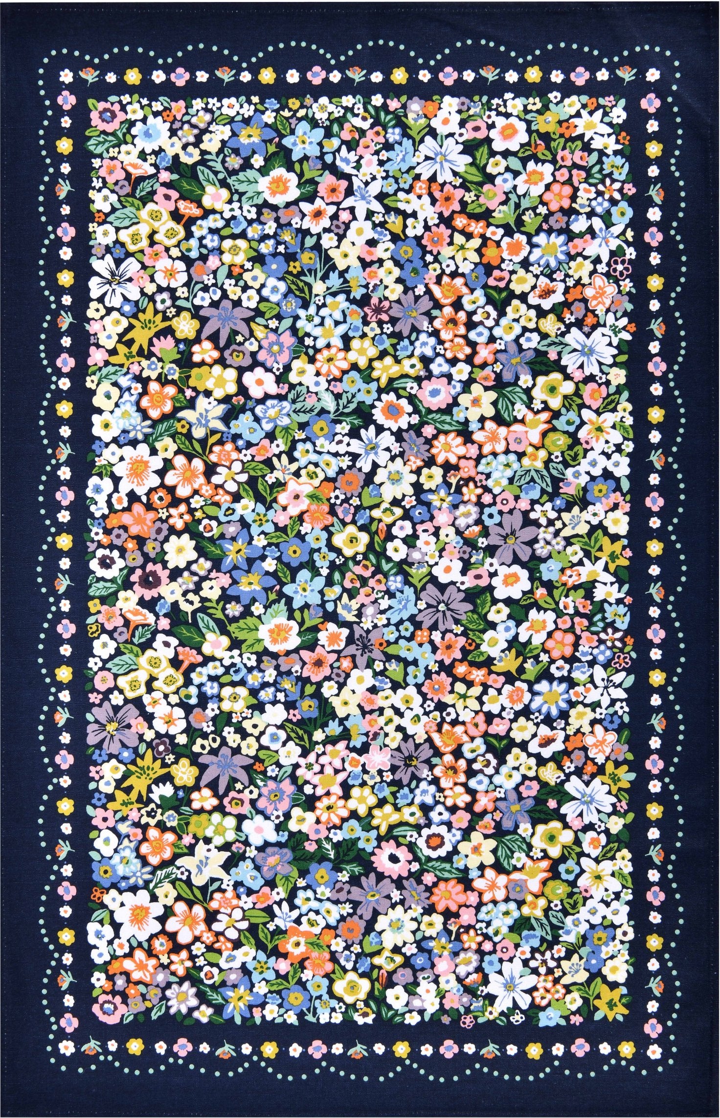 Ulster Weavers "Confetti Floral", Printed cotton tea towel.